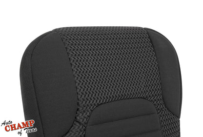 2005–2021 Nissan Frontier Driver Side Bottom Cloth Seat Cover Dark Gray