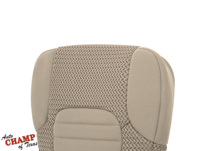 2005–2021 Nissan Frontier Driver Side Bottom Cloth Seat Cover Beige Tan