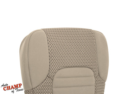 2005–2021 Nissan Frontier Driver Side Bottom Cloth Seat Cover Beige Tan