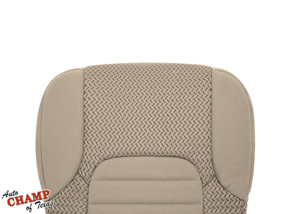 2005–2021 Nissan Frontier Driver Side Bottom Cloth Seat Cover Beige Tan