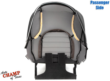 2005–2021 Nissan Frontier Passenger Side Bottom Cloth Seat Cover Dark Gray