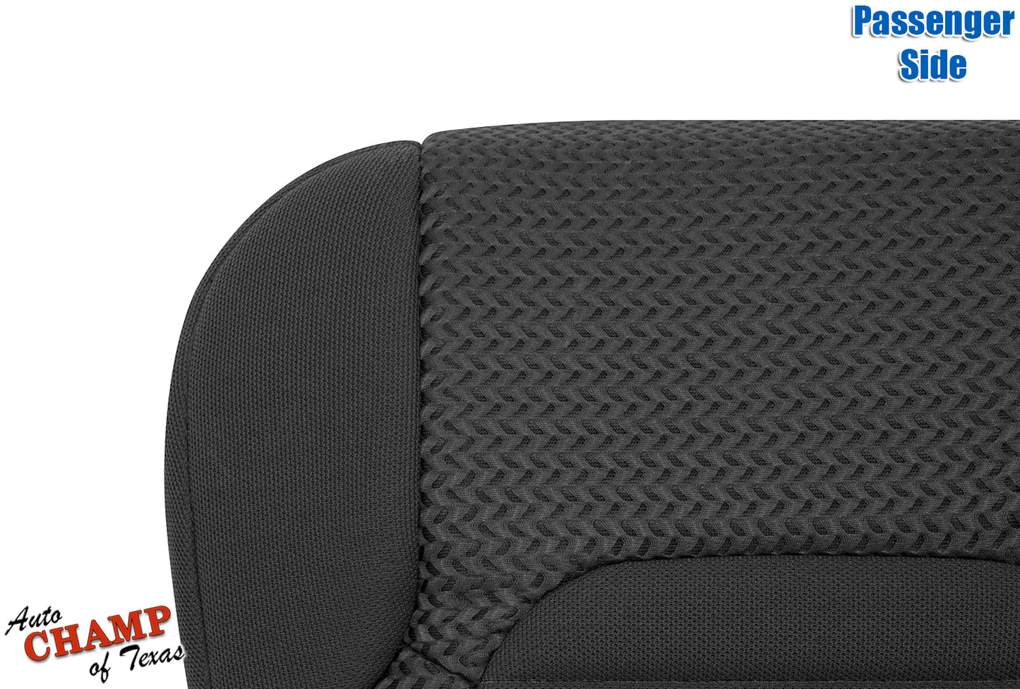 2005–2021 Nissan Frontier Passenger Side Bottom Cloth Seat Cover Dark Gray