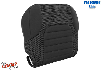 2005–2021 Nissan Frontier Passenger Side Bottom Cloth Seat Cover Dark Gray