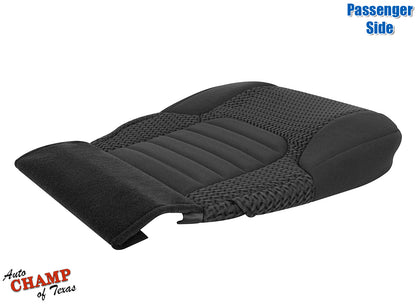 2005–2021 Nissan Frontier Passenger Side Bottom Cloth Seat Cover Dark Gray