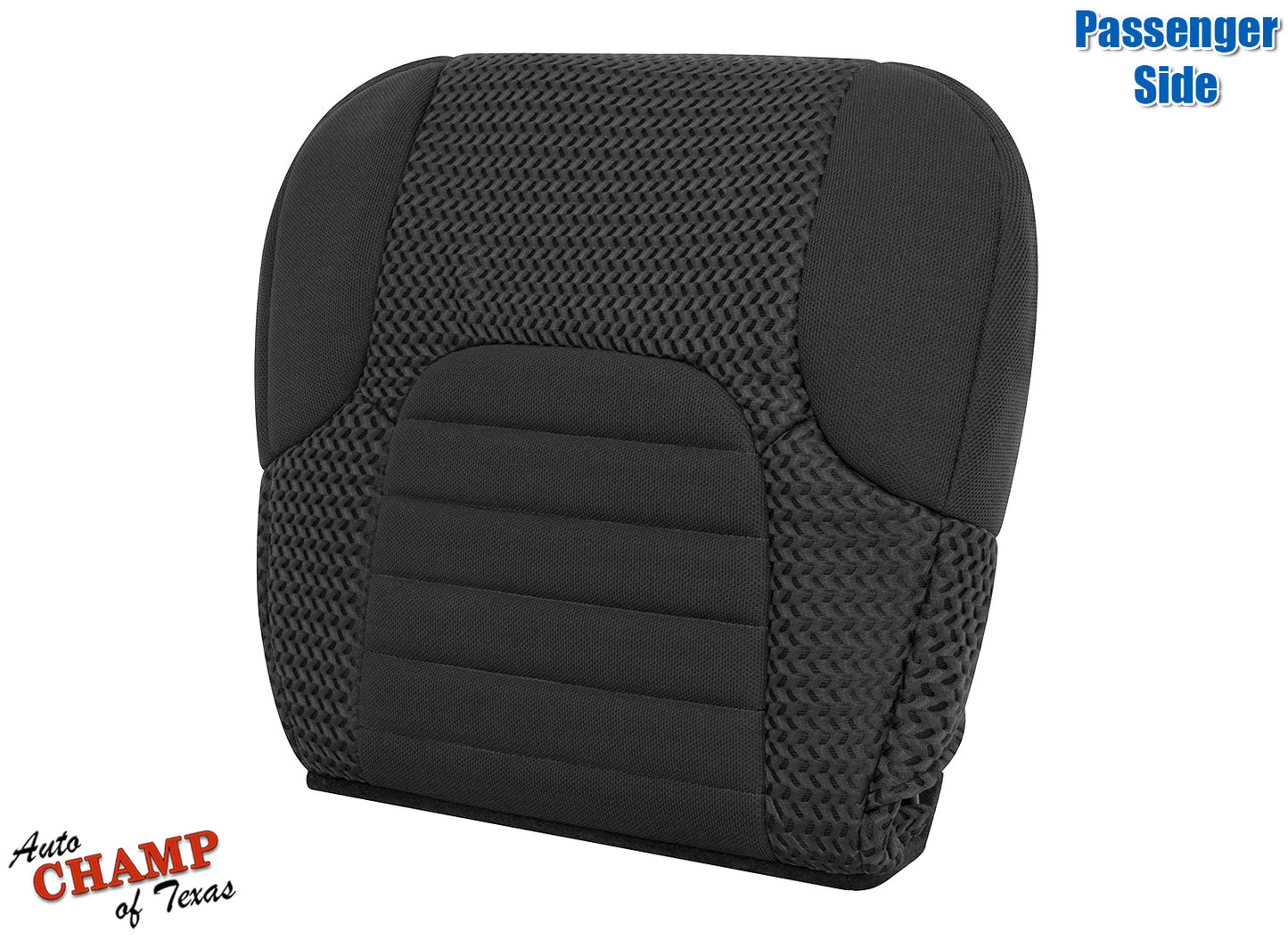 2005–2021 Nissan Frontier Passenger Side Bottom Cloth Seat Cover Dark Gray