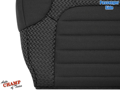 2005–2021 Nissan Frontier Passenger Side Bottom Cloth Seat Cover Dark Gray