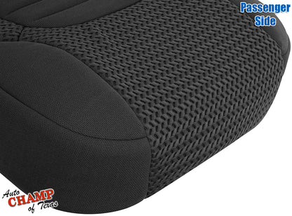 2005–2021 Nissan Frontier Passenger Side Bottom Cloth Seat Cover Dark Gray