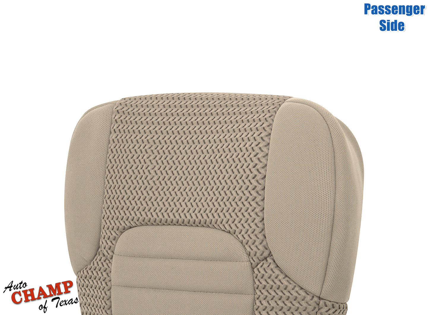 2005–2021 Nissan Frontier Passenger Side Bottom Cloth Seat Cover Beige Tan