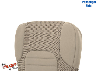 2005–2021 Nissan Frontier Passenger Side Bottom Cloth Seat Cover Beige Tan
