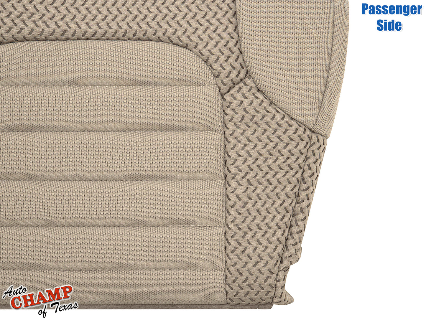 2005–2021 Nissan Frontier Passenger Side Bottom Cloth Seat Cover Beige Tan