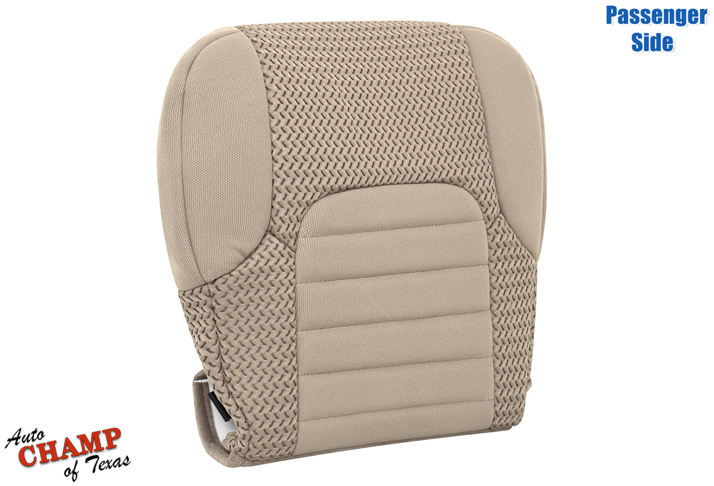2005–2021 Nissan Frontier Passenger Side Bottom Cloth Seat Cover Beige Tan