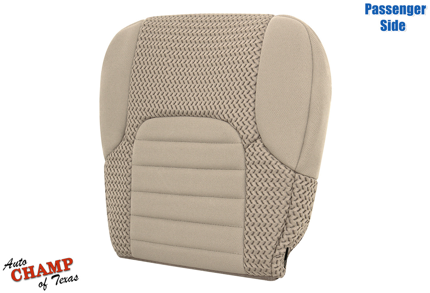 2005–2021 Nissan Frontier Passenger Side Bottom Cloth Seat Cover Beige Tan