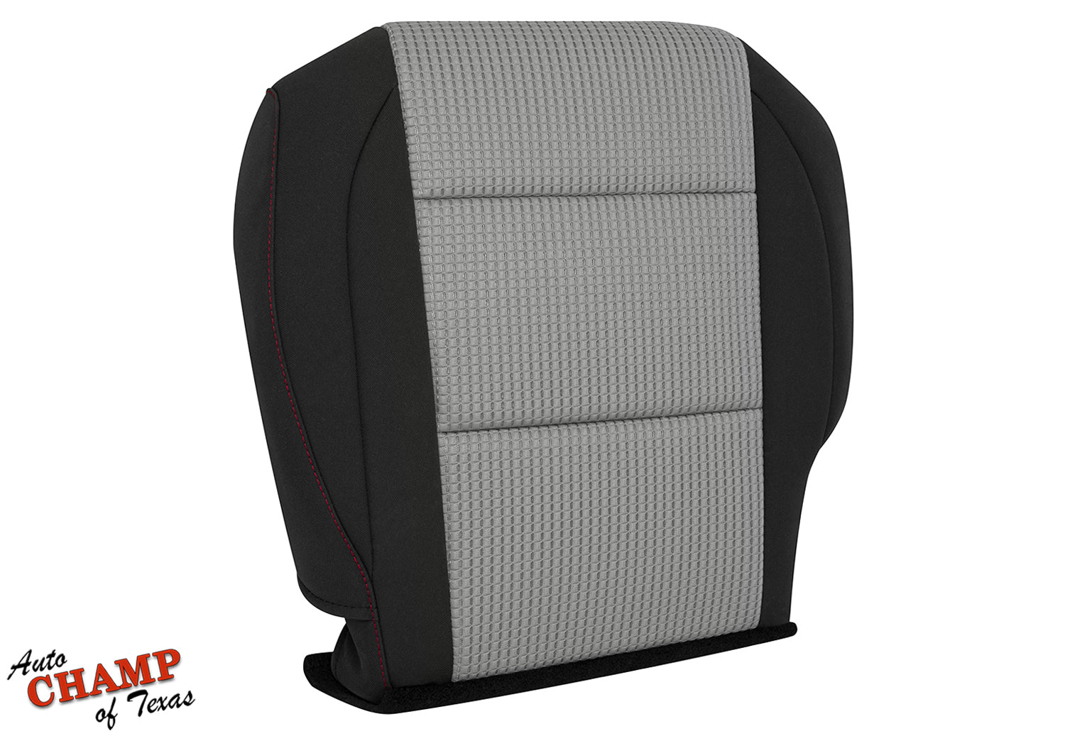 driver side cloth red seam black gray titan seat 2008 2015