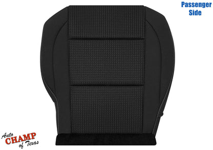 nissan titan 2008 2015 black seat cover cloth passenger