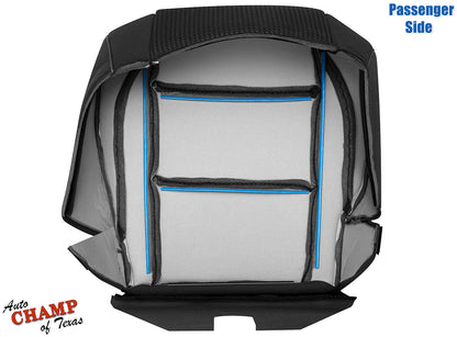 black cloth oem seat cover passenger titan 2008 2015