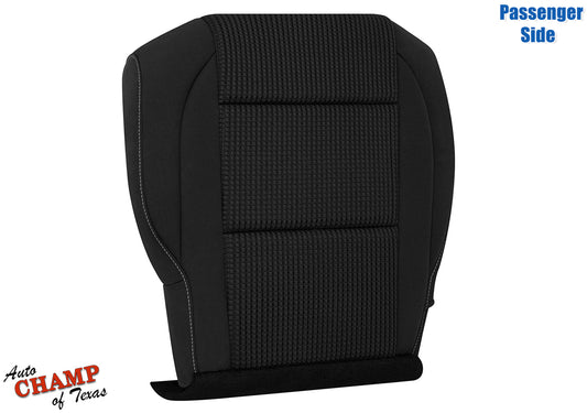 titan 2008 2015 black passenger seat cloth oem cushion