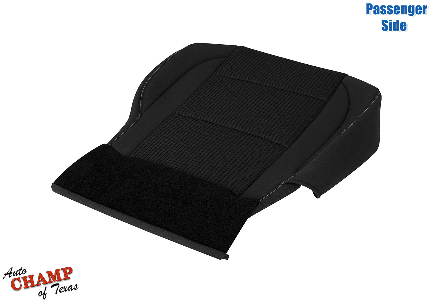 2008 to 2015 titan cloth passenger seat black replacement