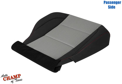 2008 2015 cloth seat titan passenger side gray black red seam