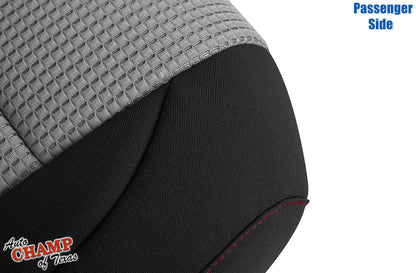2008 2015 titan black gray cloth passenger bottom seat cover