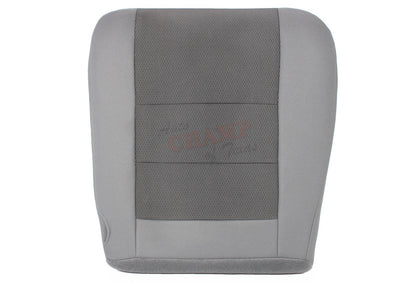2003-2007 Ford F-250 XLT Crew Cab Single Cab Passenger Side Bottom Cloth Seat Cover Gray