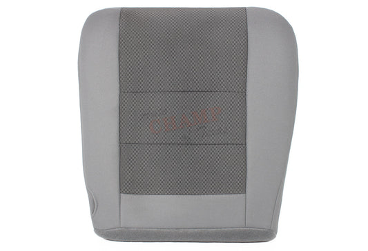 2003-2007 Ford F-250 XLT Crew Cab Single Cab Passenger Side Bottom Cloth Seat Cover Gray