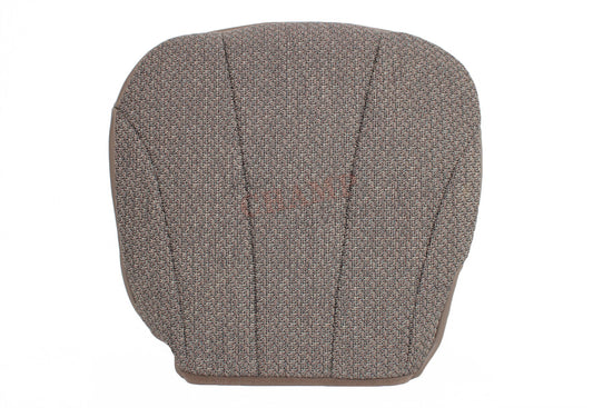 1999-2002 Chevrolet Silverado 1500 Work Truck WT Driver Side Bottom Cloth Seat Cover Medium Tan
