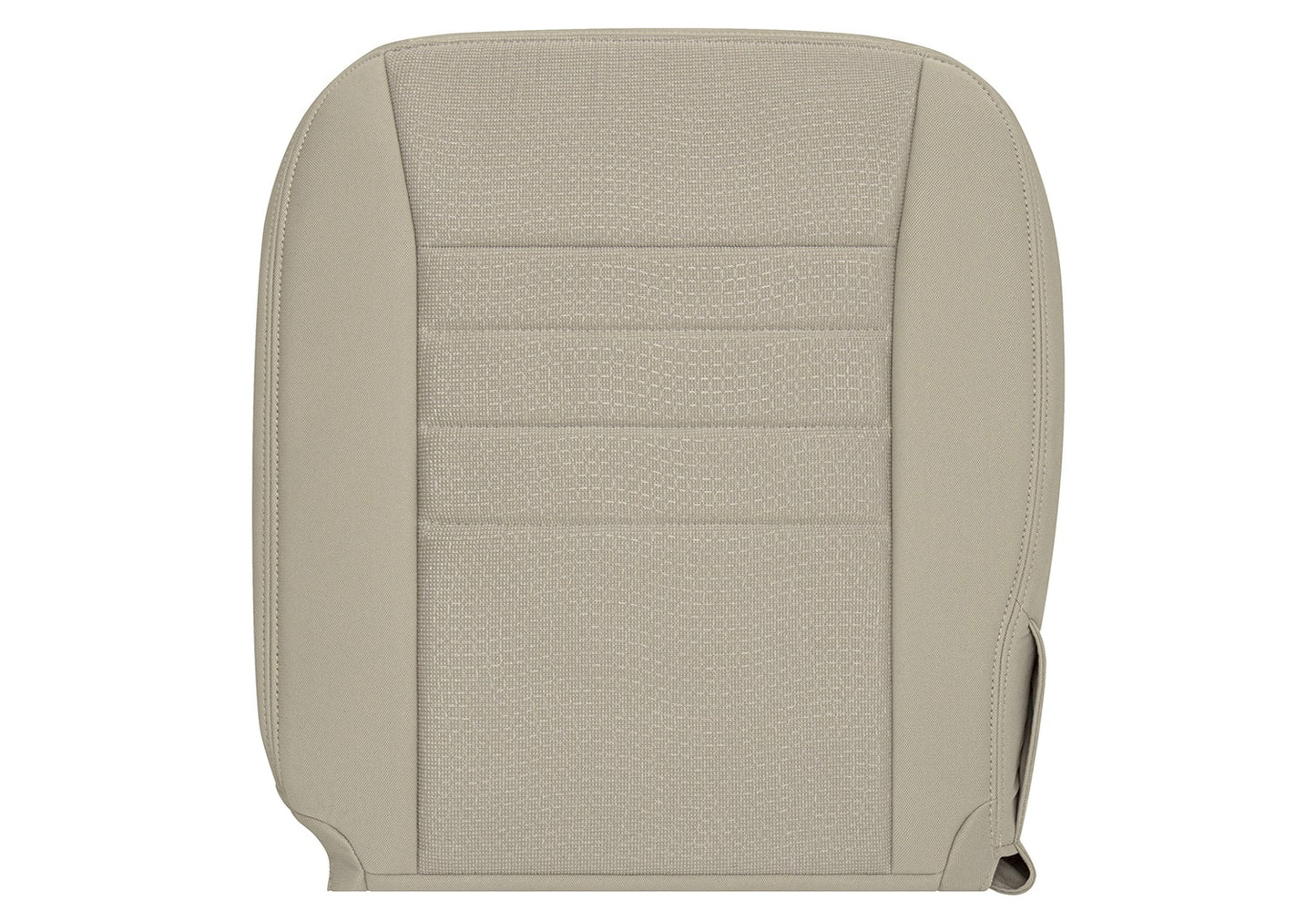 2011-2014 Dodge Charger Driver Side Bottom Cloth Seat Cover Light Frost Tan
