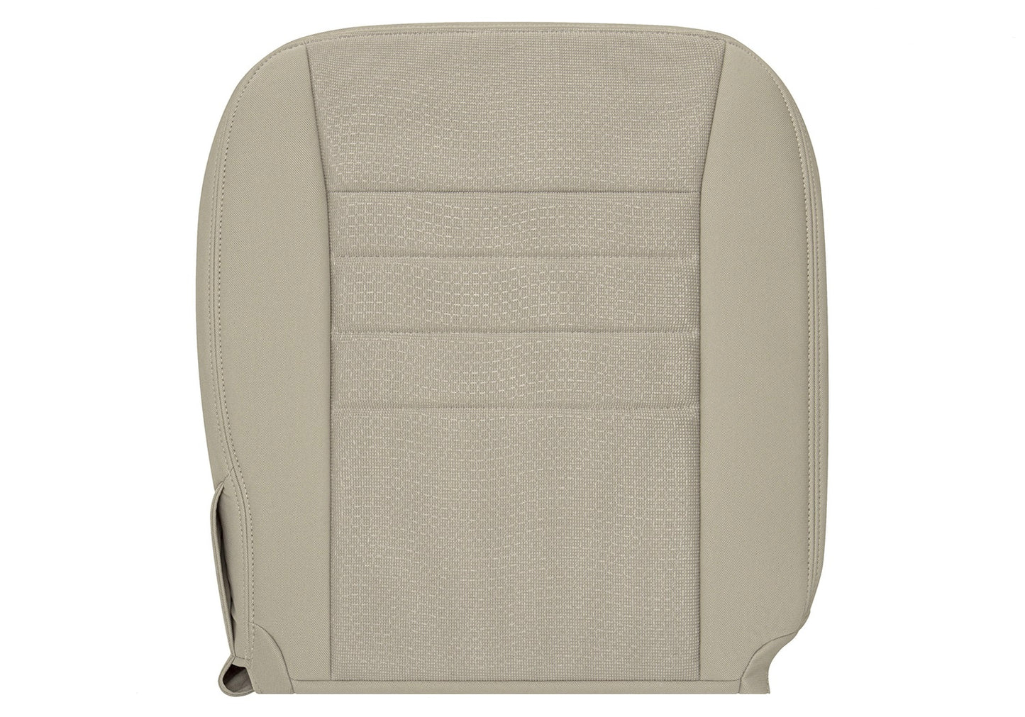 2011-2014 Dodge Charger Passenger Side Bottom Cloth Seat Cover Light Frost Tan