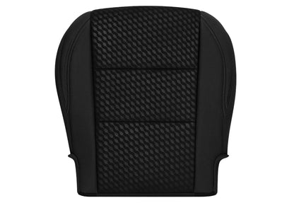 2020-2023 Toyota Tacoma SR5 Driver Bottom Cloth Seat Cover Black Gray Double Stitch