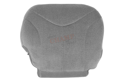 1999-2002 GMC Sierra SLE SLT Z71 Passenger Bottom Cloth Seat Cover Pewter Gray