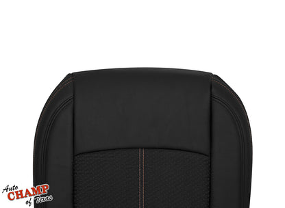 2019-2022 Nissan Altima SR Driver Bottom Leather Cloth Seat Cover Black