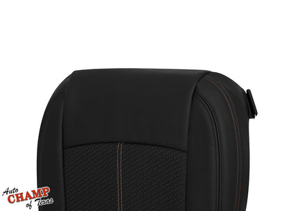 2019-2022 Nissan Altima SR Driver Bottom Leather Cloth Seat Cover Black