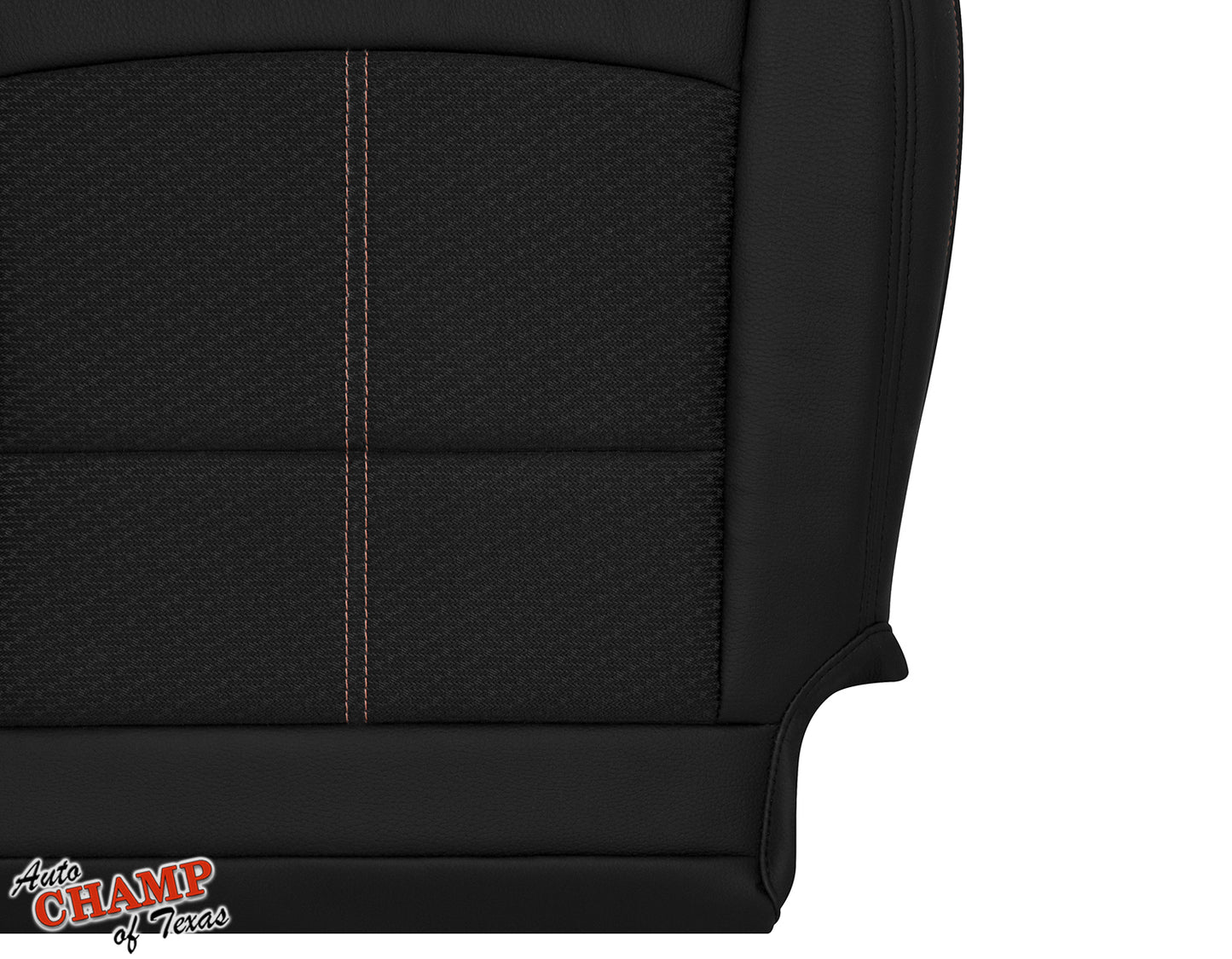 2019-2022 Nissan Altima SR Driver Bottom Leather Cloth Seat Cover Black