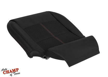 2019-2022 Nissan Altima SR Driver Bottom Leather Cloth Seat Cover Black