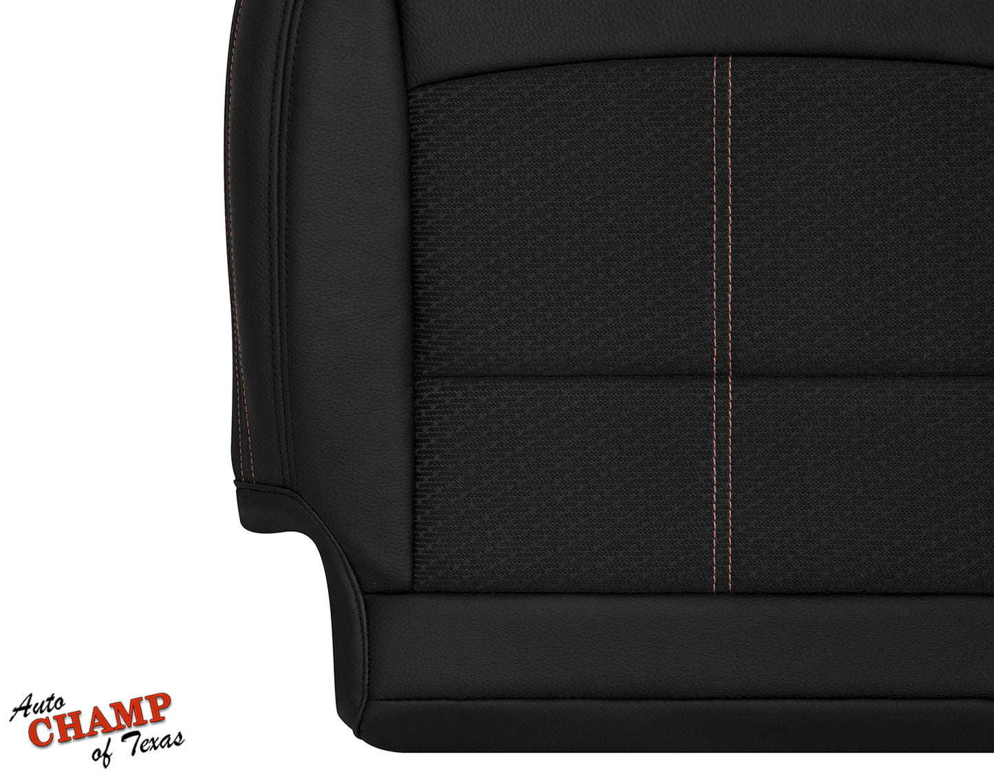 2019-2022 Nissan Altima SR Driver Bottom Leather Cloth Seat Cover Black