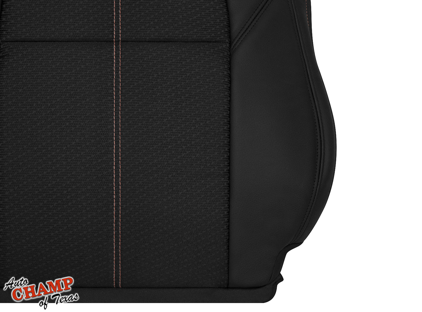 2019-2022 Nissan Altima SR Driver Lean Back Leather Cloth Seat Cover Black