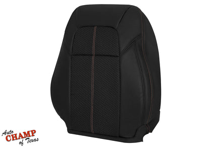 2019-2022 Nissan Altima SR Driver Lean Back Leather Cloth Seat Cover Black