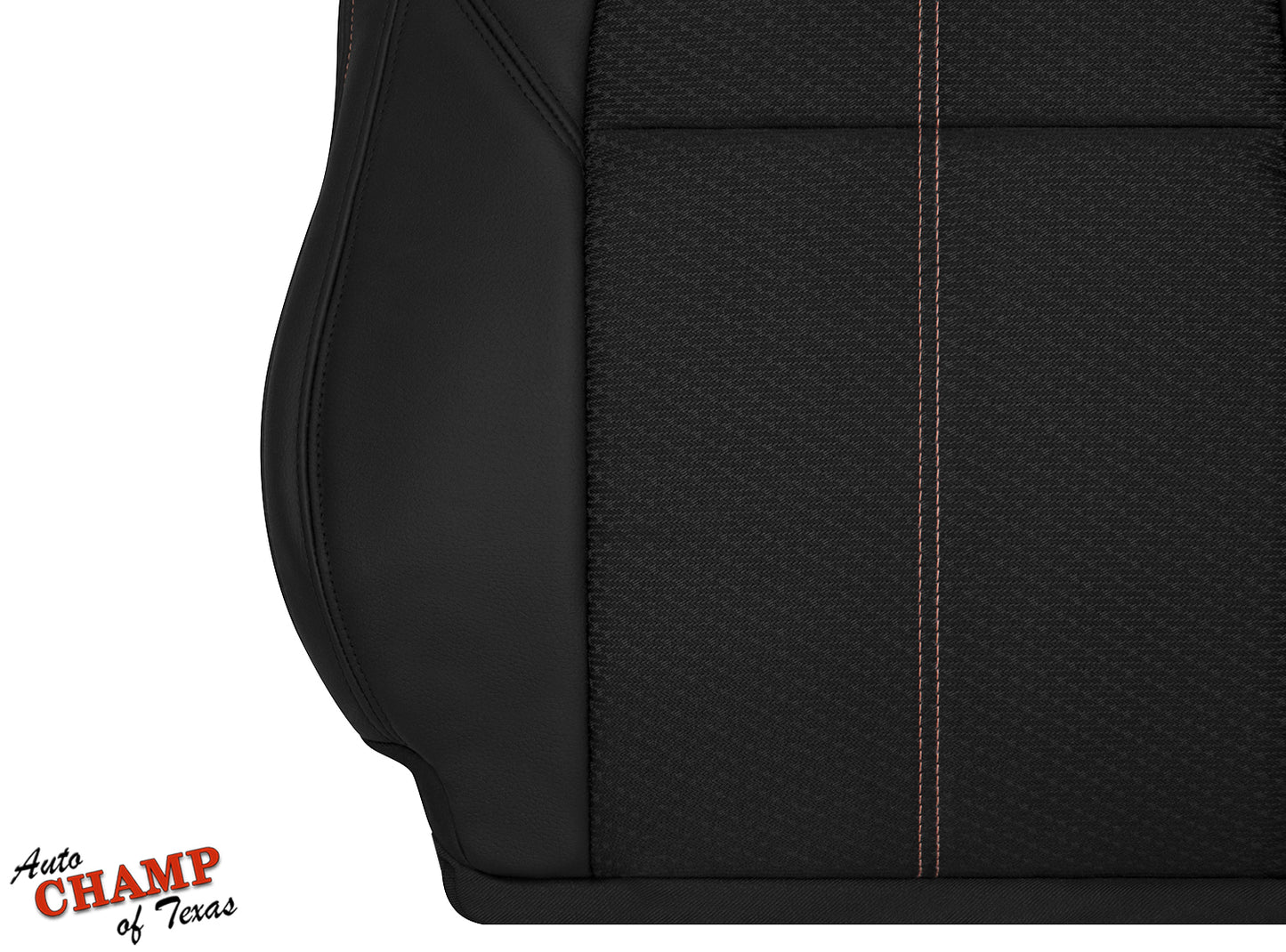 2019-2022 Nissan Altima SR Driver Lean Back Leather Cloth Seat Cover Black