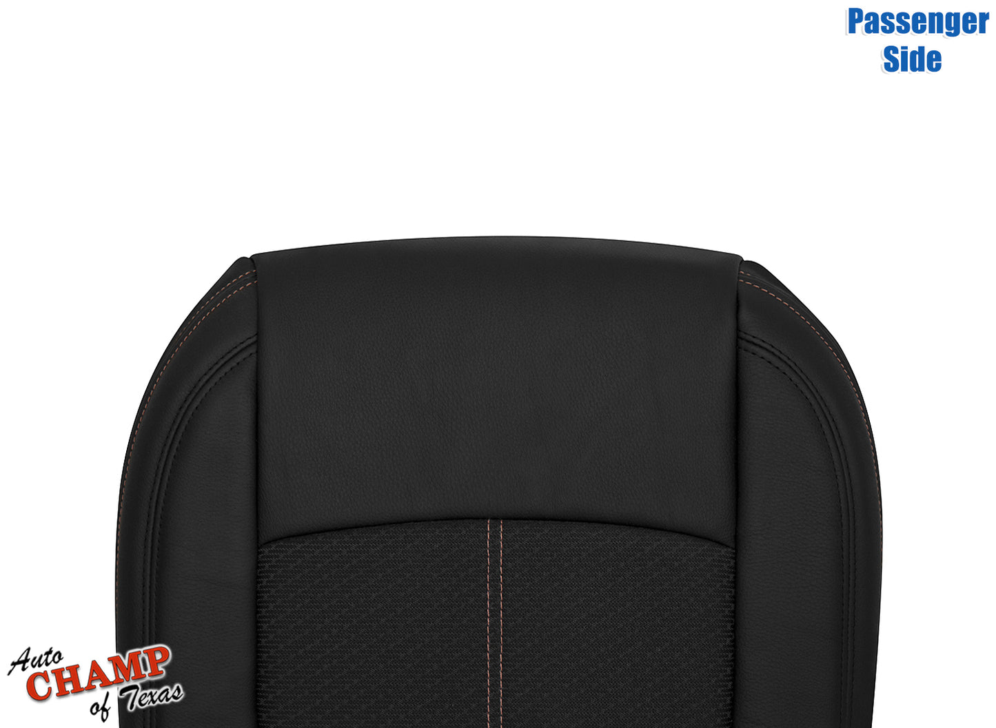 2019-2022 Nissan Altima SR Passenger Bottom Leather Cloth Seat Cover Black