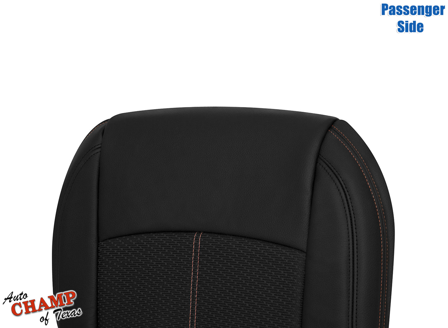 2019-2022 Nissan Altima SR Passenger Bottom Leather Cloth Seat Cover Black