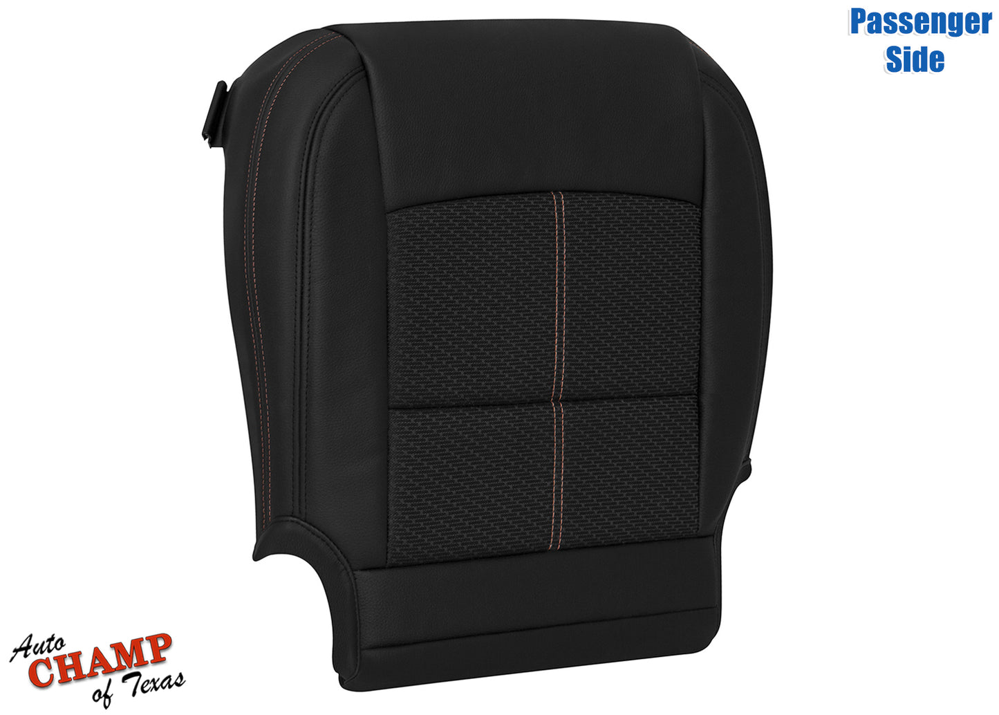 2019-2022 Nissan Altima SR Passenger Bottom Leather Cloth Seat Cover Black