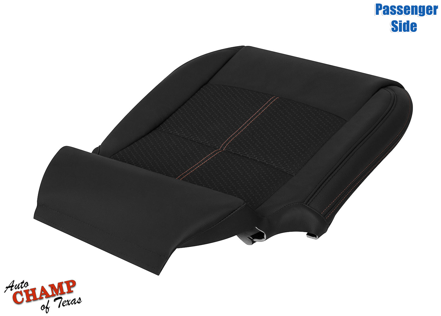 2019-2022 Nissan Altima SR Passenger Bottom Leather Cloth Seat Cover Black