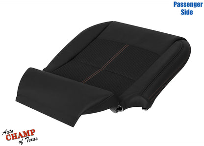 2019-2022 Nissan Altima SR Passenger Bottom Leather Cloth Seat Cover Black