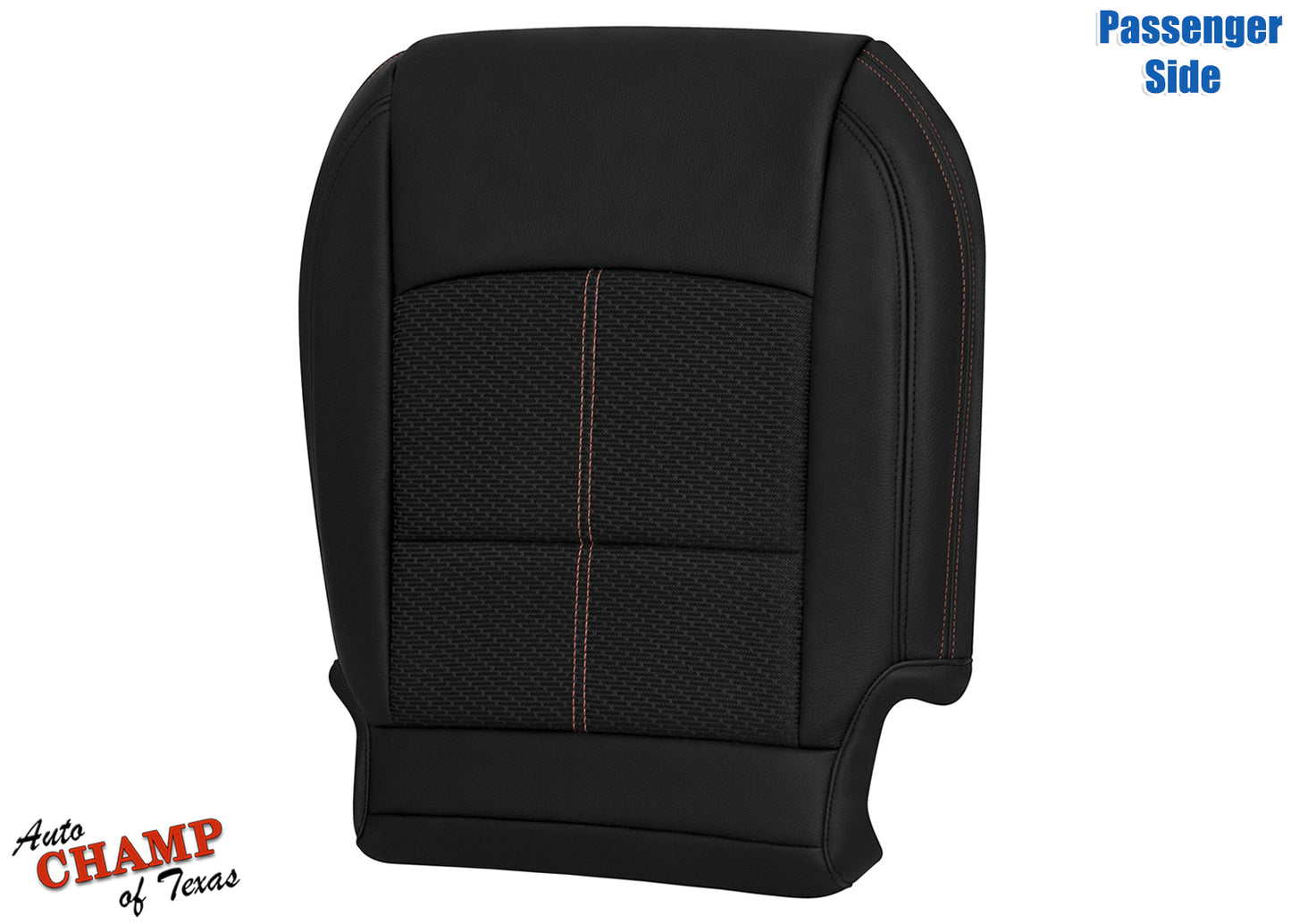 2019-2022 Nissan Altima SR Passenger Bottom Leather Cloth Seat Cover Black