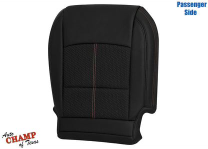 2019-2022 Nissan Altima SR Passenger Bottom Leather Cloth Seat Cover Black