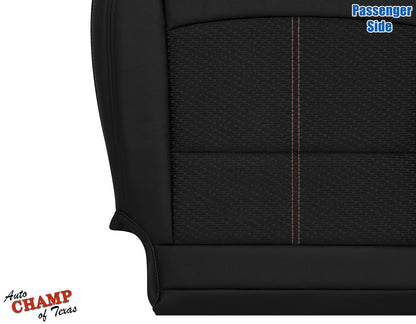 2019-2022 Nissan Altima SR Passenger Bottom Leather Cloth Seat Cover Black