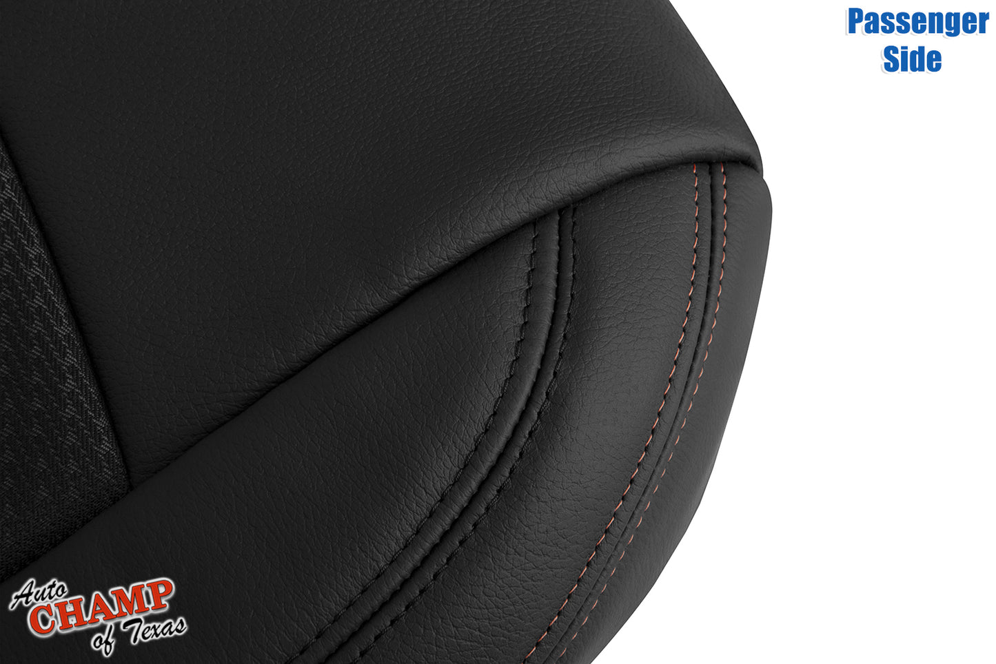 2019-2022 Nissan Altima SR Passenger Bottom Leather Cloth Seat Cover Black