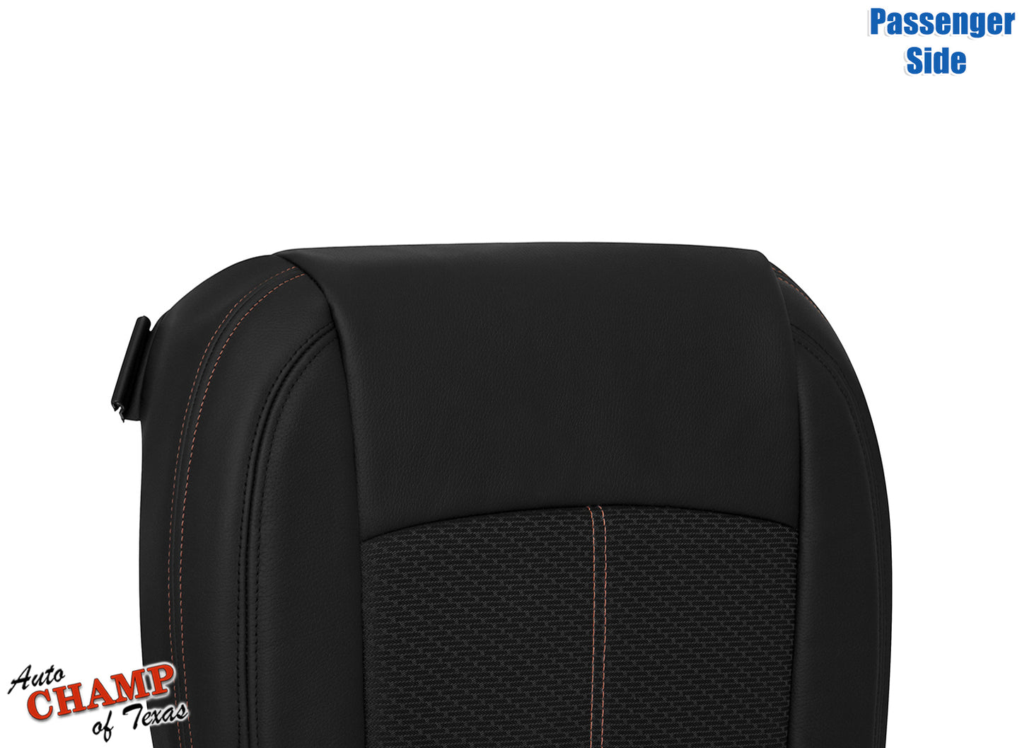 2019-2022 Nissan Altima SR Passenger Bottom Leather Cloth Seat Cover Black