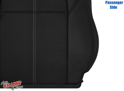 2019-2022 Nissan Altima SR Passenger Lean Back Leather Cloth Seat Cover Black