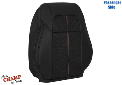 2019-2022 Nissan Altima SR Passenger Lean Back Leather Cloth Seat Cover Black